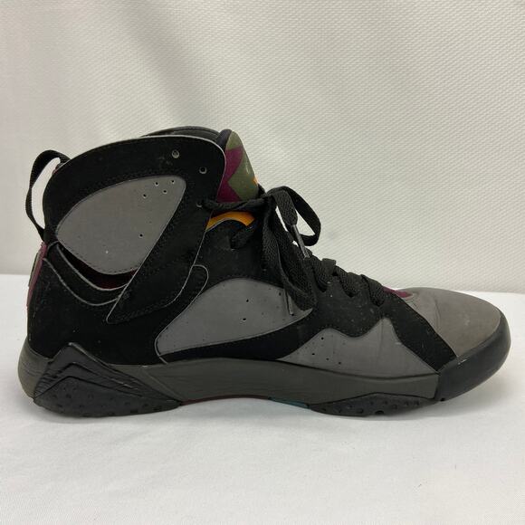 NIKE AIR JORDAN VII 7 RETRO BLACK BORDEAUX GRAPHITE GREY FOG BRED 304775-034 9.5 - Picture 4 of 11